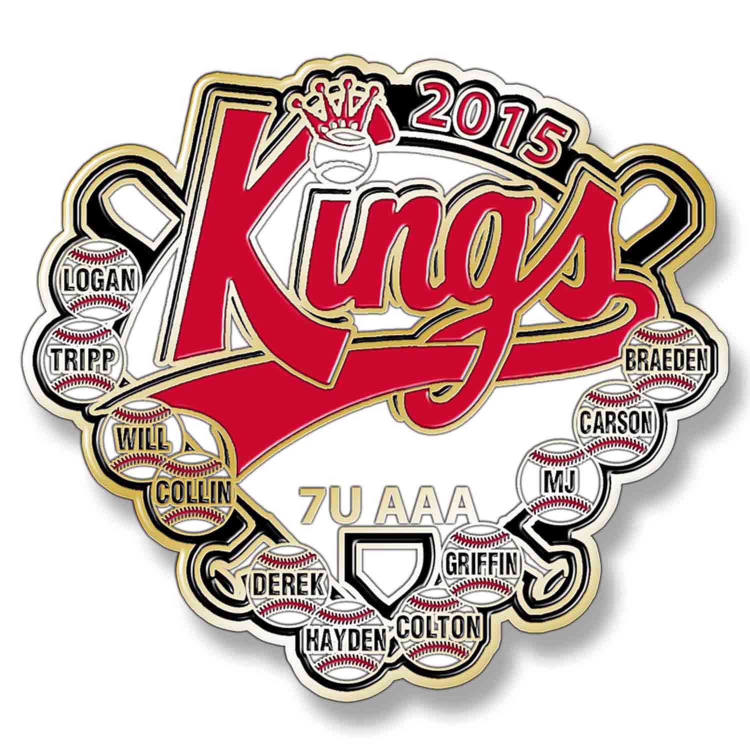 Photo Etched Trading Pin from Discount-Tradingpins.com